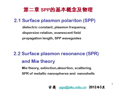 SPP的基本概念及物理