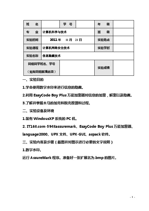 信息隐藏技术