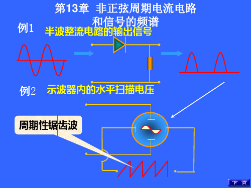 第13章 非正弦周期电流电路和信号的频谱例题