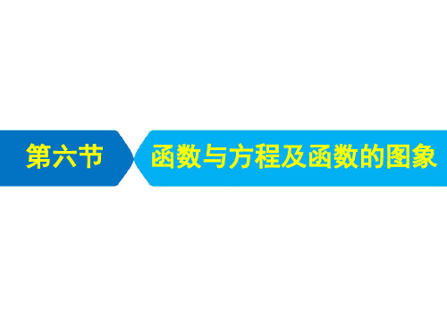 2021届高考统考数学二轮复习艺体生专用课件：函数与方程及函数的图象