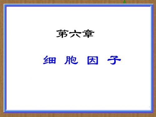 第六章细胞因子-精选文档