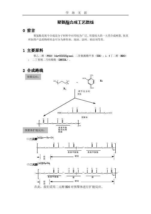 聚氨酯合成工艺(2020年整理).pptx