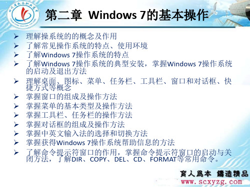 第二章  Windows 7的基本操作