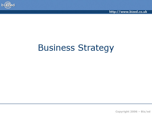 商业策略 Business Strategy