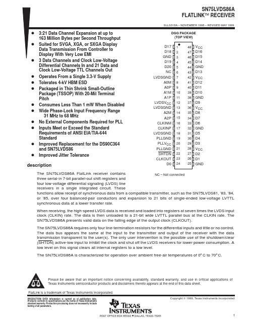 SN75LVDS86A中文资料