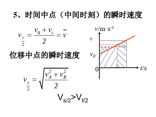 物理必修一匀变速直线运动专题ppt课件