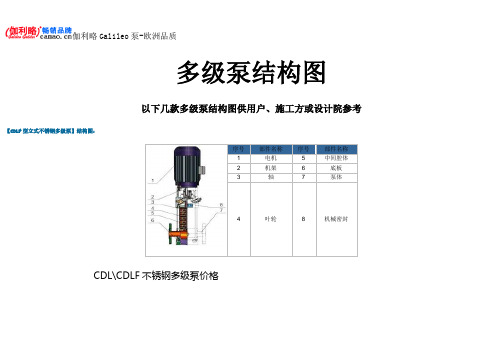 多级泵结构图