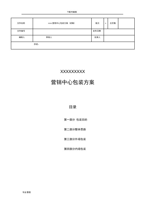 地产营销中心(售楼部)包装方案