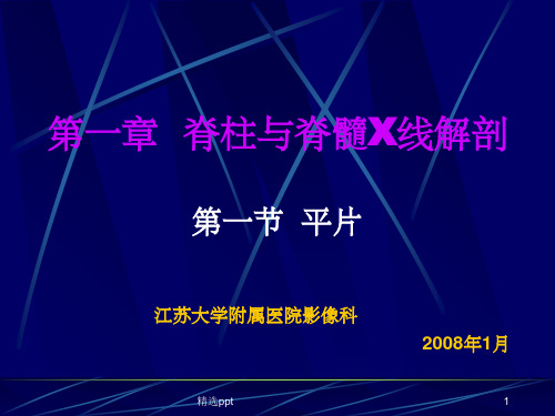 脊柱影像解剖44532ppt课件