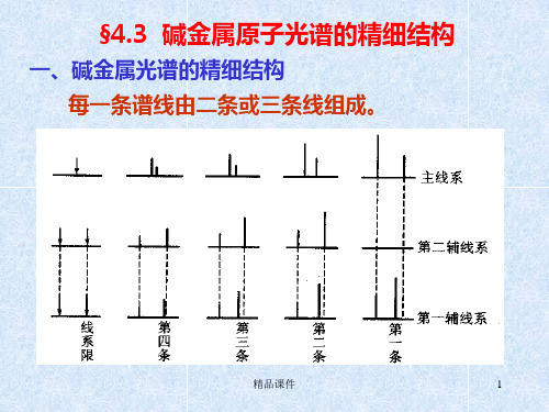 碱金属原子的光谱2