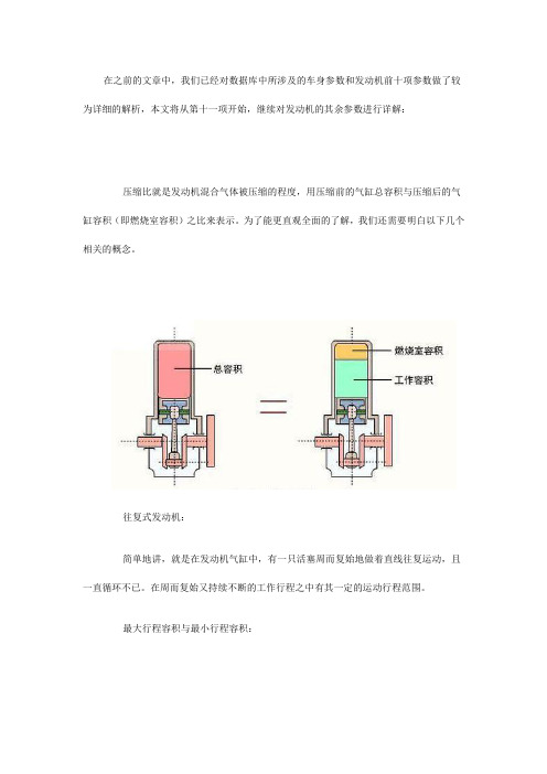 汽车发动机参数