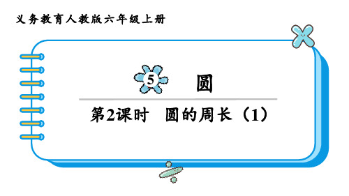 人教版六年级数学上册 第5单元  圆第2课时  圆的周长(1)