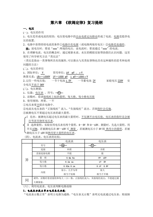 欧姆定律全国通用山西