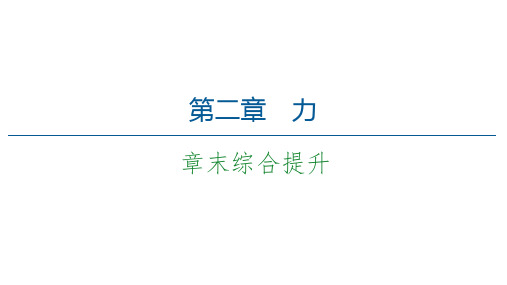 第2章 章末综合提升—2020-2021年教科版高中物理必修一课件(共22张PPT)