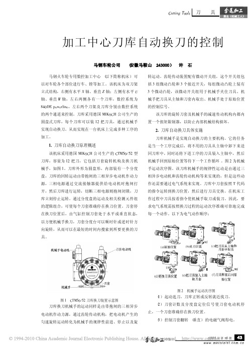 加工中心刀库自动换刀的控制