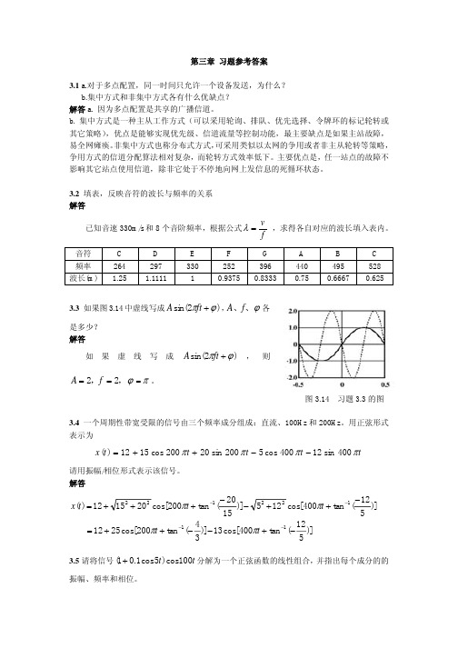 数据与计算机通信答案(第3章)