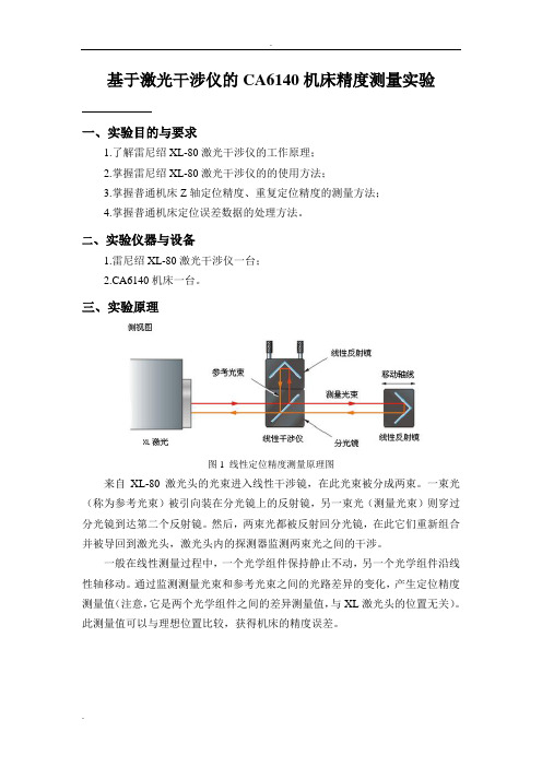 激光干涉仪实验报告