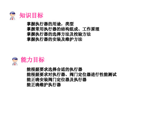 环境工程仪表及自动化项目九 执行器的使用