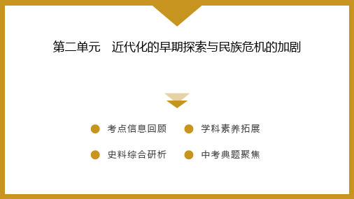 第二单元 近代化的早期探索与民族危机的加剧