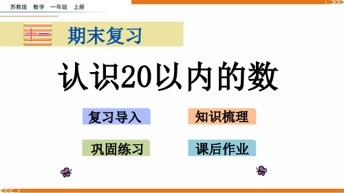 新苏教版数学一年级上册11.1 认识20以内的数-课件