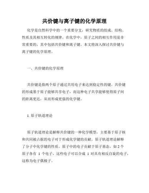 共价键与离子键的化学原理