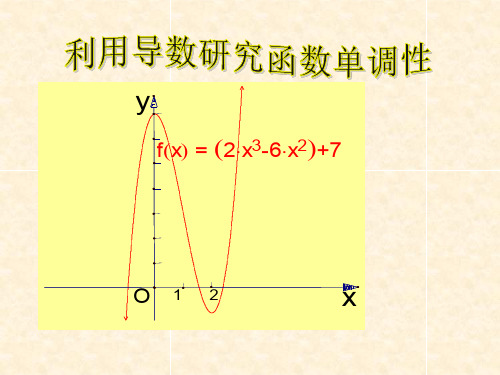 高中数学 第三章 导数应用 3.1.1 导数与函数的单调性课件6 北师大版选修22