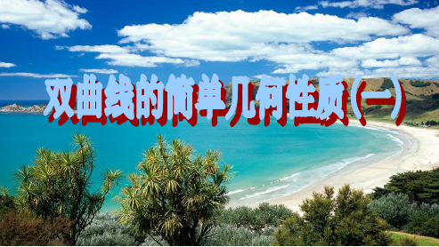 人教版高中数学选修2.3.2双曲线的简单几何性质 (3)ppt课件