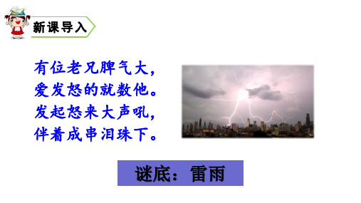 部编版二下《雷雨》优秀PPT课件