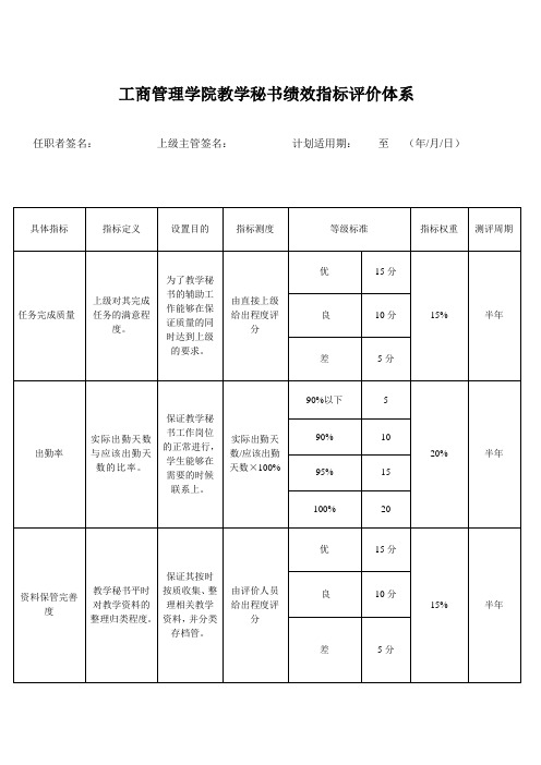 教学秘书