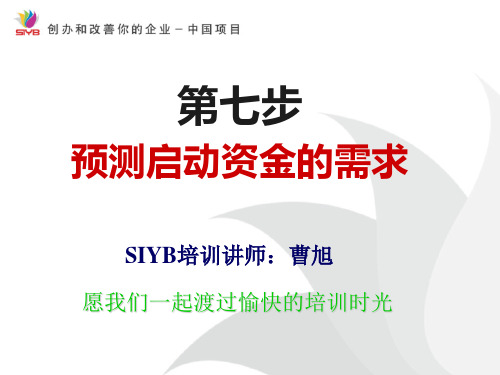 SIYB创业第七步