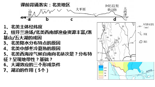 高中区域地理--美国 21张ppt