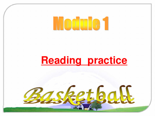 外研版高二英语选修7_Module1_Reading_Practice_精品课件