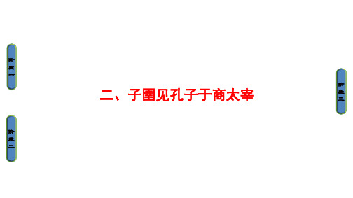 高中语文人教版选修《先秦诸子选读》课件：第7单元 2、子圉见孔子于商太宰