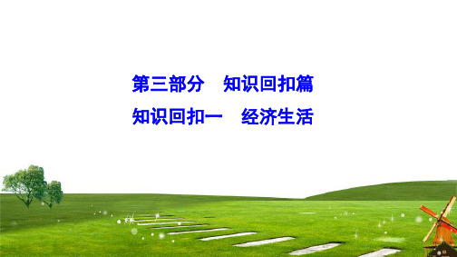 2020新课标高考政治二轮总复习课件：3-1 经济生活 