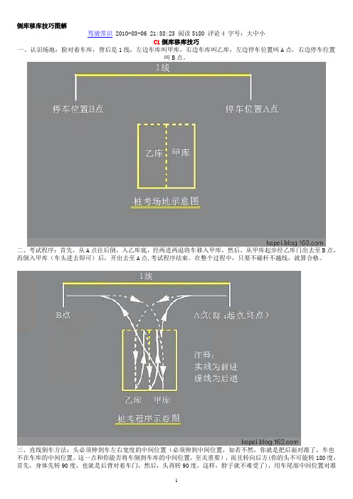 倒库移库技巧附图解