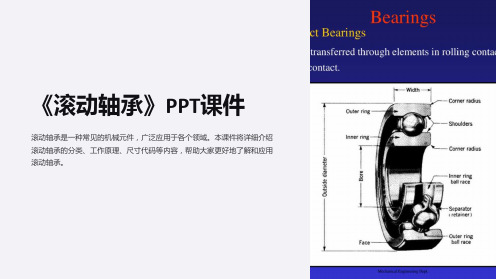 《滚动轴承》课件