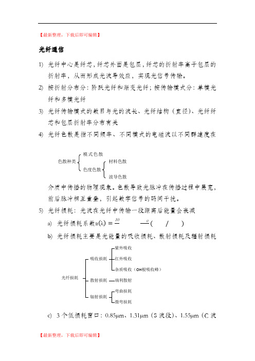 通信中级工程师传输与接入实务笔记(完整资料).doc