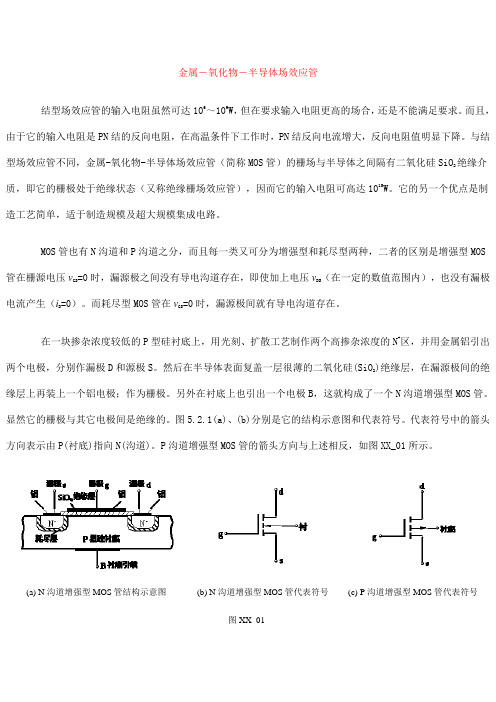 第一讲  绝缘栅型场效应管