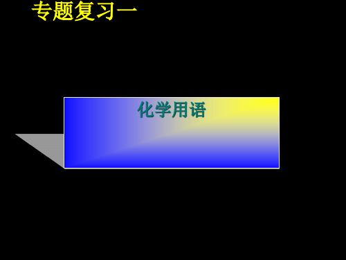 化学用语专题复习PPT课件1