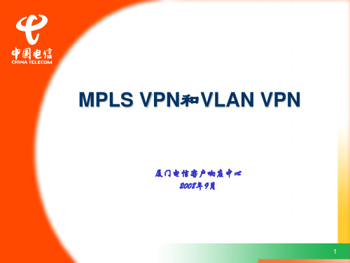 MPLS VPN和VLAN VPN