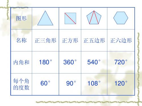 2015苏教版小学数学《奇妙的图形密铺》公开课课件