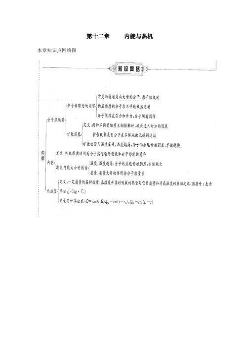 内能与热机单元复习