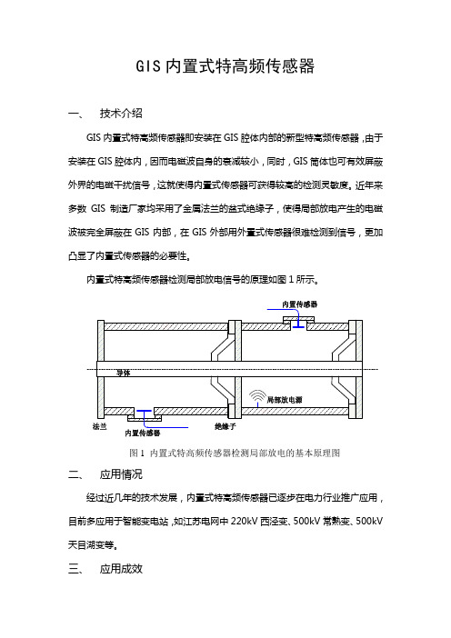 GIS内置式特高频传感器