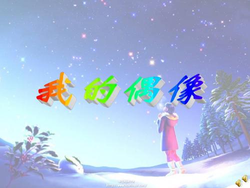 偶像与自我(共23张PPT