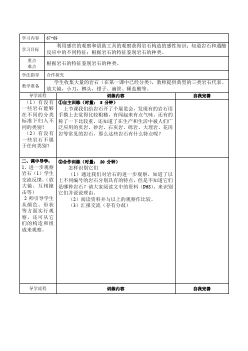 教科四年级科学下《四 岩石和矿物 认识几种常见的岩石》公开课PPT课件_2