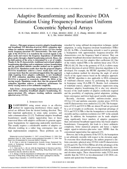 Adaptive Beamforming and