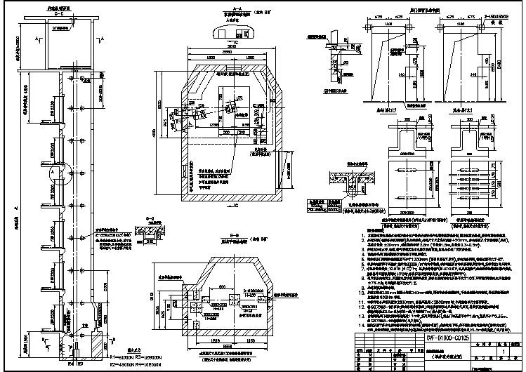 观光电梯井道土建图 全套图下载可套用