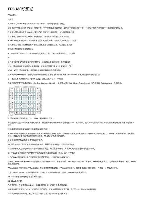 FPGA知识汇总