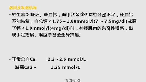 维生素D缺乏PPT课件