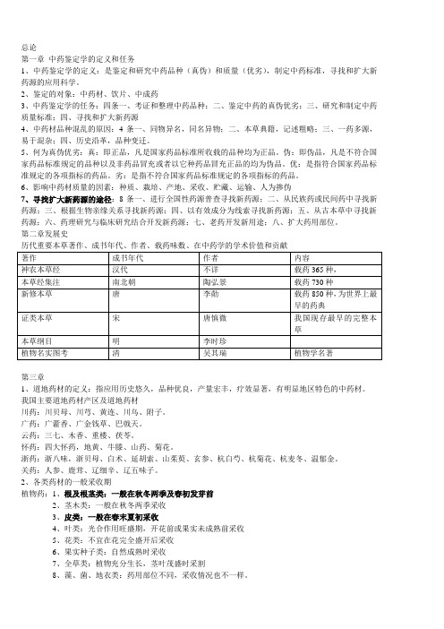 鉴定考试题汇总